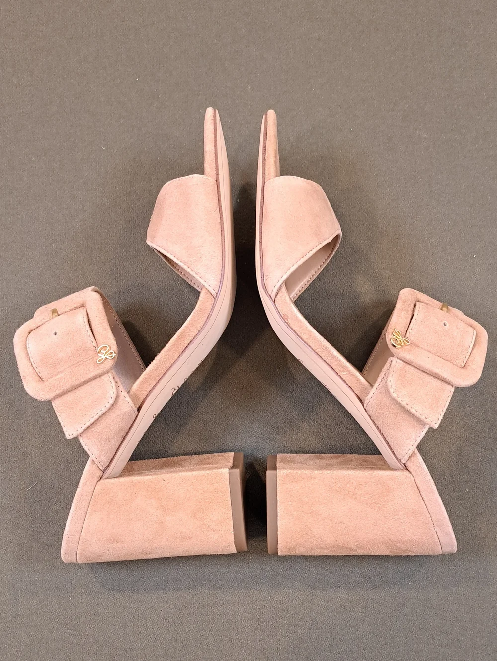 Sam Edelman Signature Collection Dawn Sandal - Color: Tan Suede - Size: 9